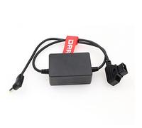 DRRI Regulated D-Tap to 5.5 * 2.5mm DC Right Angle Power Cable for Canon C70/LCD Monitor