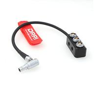 DRRI Right Angle 2Pin to 3X 0B 2pin Power Supply Distributor Box for Camera Device