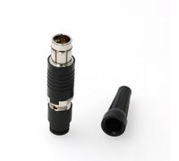 DRRI S103 1F 6Pin Male Plug Waterproof Connector for Microphone, DINSE Applications(Code 1)