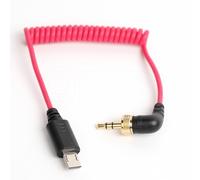 DRRI Tentacle Sync Deity TC-1 3.5mm Locking Jack to Micro-USB Timecode Cable for Sony FX3/FX30 A1 A7Siii