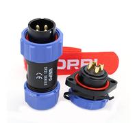 DRRI Weipu SP21 Industrial Threaded Plastic Waterproof Connector Solder Screw Flange Mount 4pin Connector Quick Connect