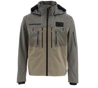 Drryfsh Waterproof Fly Fishing Wading Jacket Breathable Rain Coat for Fisherman Sailing Kayaking Paddling, Green, L-X-L