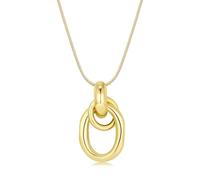 Dr's gift Chunky Gold Necklace for Women Geometric Drop Pendant Necklace Statement Trendy Jewelry Gift for Women