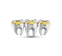 Dr's gift Dental Tooth Pin Anatomy Brooch Enamel Pins Lapel Badge for Backpack Hat Medical Jewelry for Dentists Doctor Nurse, M, Zinc, no gemstone