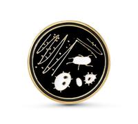 Dr's gift Lab Enamel Pins Brooch Science Laboratory Themed Pins Lapel Hat Backpack Badge Medical Jewelry Gifts for Chemists Medical Professionals, M, Zinc, no gemstone