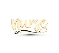 Dr's gift Medical Letter Pins Science Enamel Pin Medical Tools Brooch Lapel Bag Badge Word Design Gift Decoration for Nurse Doctors Med Students, M, Zinc, no gemstone