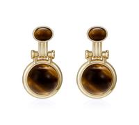 Dr's gift Tortoise Shell Hoop Earrings for Women, Brass, No Gemstone