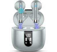 Drsaec Wireless Earbuds, 2026 NEW Wireless Headphones with 4 ENC Mic Gray