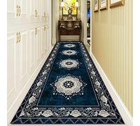 DRSFF Classic Blue Runner Hallway Rug,Extra Long Carpet Runners for Stair Non-Slip Hotel Washable Carpet，Kitchen Narrow Door Floor Mat 1m/2m/3m/4m/5m/6m (Size : 60x100cm/2ftx3.3ft)