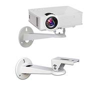 Drsn Mini Projector Wall Mount/Projector Hanger/CCTV Security Camera Housing Mounting Bracket(White) - for CCTV/Camera/Projector/Webcam - with Load 11 lbs Length 7.8 inch - Rotation 360°