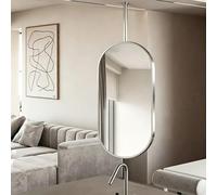 Drsyffsup Brushed Stainless Steel Bathroom Vanity Mirror for Over Sink