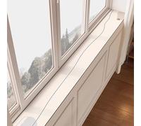 Drsyffsup Modern Simple Window Sill Mat for Windowsill Remodel, 1m 1.5m 1.6m 180cm 2m Long PU Waterproof Pad for Balcony, Width 10cm 15cm 20cm 25cm 30cm(30x150cm)