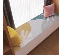 Drsyffsup Window Sill Mat, Diatomaceous Earth Absorbent Mats with Non-Slip Rubber Backed, 1m 1.6m 180cm 2m Long Seat Cushion For Windowsill, Easy To Clean(35x160cm)