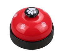 DrTail Pet Training Bell for Dogs & Cats - Potty Training Bell for Housebreaking, Obedience & Communication - Easy to Press, Durable & Loud - Indoor Puppy Training Tool (Red)