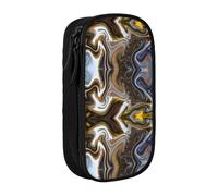 DRTGEDS Abstract Marble Ink Textur Cute Pencil Case, Aesthetic Pen Pouch, Colored Pencil Bag With Zipper, Kawaii Stationery Storage