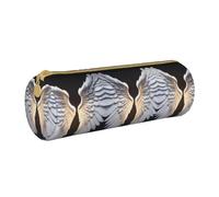 DRTGEDS Angel Wing Stylish Printing Pencil Roll Pouch,Multi-Purpose Case For Stationery Organizer For Craft,Work, White, One Size, Fashion