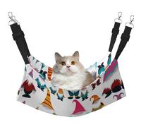 DRTGEDS Christmas Funny Gnomes Pet Cage Hammock,Pet Warm Hammock,Soft Hanging Cat Bed Mat Winter Warm