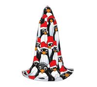 DRTGEDS Christmas Penguins Halloween Costume Hooded Cape Cosplay Capehooded Cape Accessory Carnival Must Have