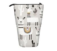 DRTGEDS Cute Giraffe With Colors Sunglasses Funny Pieces Telescopic Pencil Holder,Telescopic Pencil Organizer Cosmetics Pouch Makeup Bag