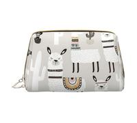 DRTGEDS Cute Giraffe With Colors Sunglasses Funny Travel Toiletry Bag,Makeup Bag For Purse Travel Makeup Pouch Mini Cosmetic Bag For Women, White, One Size