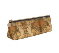 DRTGEDS Fashion World Maps Pencil Case Portable Pencil Bag Stationery Zipper Cute Storage Bag for Office Travel, blanco 1 (white), One Size, Fashion