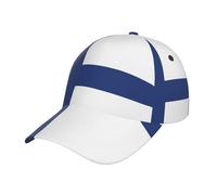 DRTGEDS Finnish Flag Print Baseball Cap Unisex Fashion Twill Design Cap,Summer Adjustable Baseball Hat for Men Women