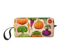 DRTGEDS Fruit And Vegetable Toiletry Bag For Men, Portable Travel Toiletry Organizer Bag,Shaving Bag,Little Pouch, White, One Size