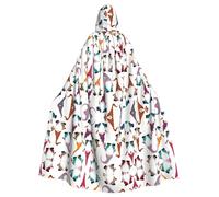 DRTGEDS Funny Christmas Gnomes Cloak Cloak Hooded Cloak Adult Cosplay Costume for Men Women