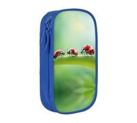 DRTGEDS Funny Ladybug Pencil Case, Multi- Slot Pencil Pouch, Portable Pencil Bag, Colored Pen Case For Office