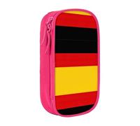 DRTGEDS Germany Flag Cute Pencil Case, Aesthetic Pen Pouch, Colored Pencil Bag With Zipper, Kawaii Stationery Storage