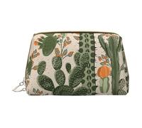 DRTGEDS Green Cactus Travel Toiletry Bag,Makeup Bag For Purse Travel Makeup Pouch Mini Cosmetic Bag For Women, White, One Size