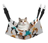 DRTGEDS Guinea Pig Illustration Pet Cage Hammock,Warm Pet Hammock,Soft Hanging Cat Bed Mat Winter Warm