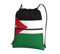 DRTGEDS Jordan Flag Drawstring Backpack Bag Cinch for Gym Shopping Sport Yoga