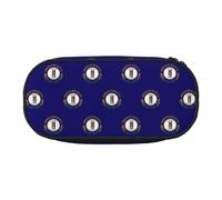 DRTGEDS Kentucky State Flag Pencil for Men Women Portable Aesthetic Aesthetic Zipper Boxes for Office Organizer, black 1, One Size, Art Deco