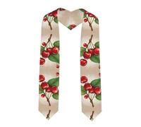 DRTGEDS lovely sweet red cherry Graduation Stole 2024 Graduation Stole 2024,Fits All Body Types, Sharp Corner, One size