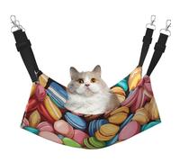 DRTGEDS Macaron Biscuit Flavored Pet Cage Hammock,Warm Pet Hammock,Soft Hanging Cat Bed Mat Winter Warm
