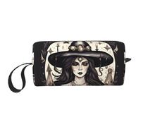 DRTGEDS Magic Witch Witchcraft Bohemian Toiletry Bag For Men, Portable Travel Toiletry Organizer Bag,Shaving Bag,Little Pouch, White, One Size