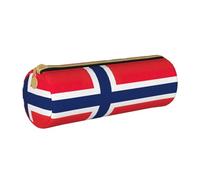 DRTGEDS Norwegian Flag Elegant Printing Pencil Roll Bag,Multifunctional Stationery Organizer Case for Craft, Work, blanco 1 (white), One Size, Fashion