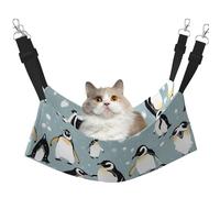 DRTGEDS Pet Cage Hammock Penguin Balloon Snowflake Warm Pet Hammock Soft Winter Hanging