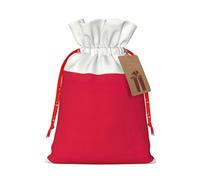 DRTGEDS Polish Flag, 1 Christmas Drawstring Gift Bag 4.7 x 6.9 inch, for Holiday Party Gift