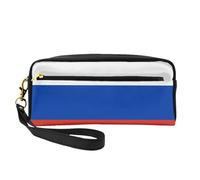 DRTGEDS Russian Flag Travel Cosmetic Bag,Makeup Bags for Women Makeup Organizer Case, Travel Essentials, black 1, One Size