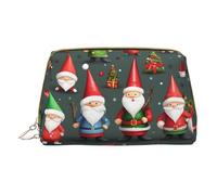 DRTGEDS Xmas Funny Gnomes Toiletry Bag For Men, Portable Travel Toiletry Organizer Bag,Shaving Bag,Little Pouch, White, One Size