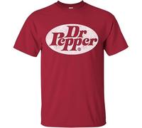 DRtrAERFJ Dr. Pepper Cola Soda Pop Bevera T-Shirt S