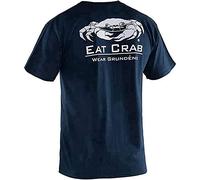 DRtrAERFJ PWlZ Grunden'S Men's Eat Crab T-Shirt - Navy Blue XL