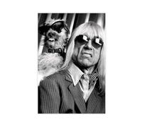 DRTRW American Singer Iggy Pop Poster Canvas Posters Unframe-style 12x18inch(30x45cm)