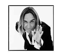 DRTRW American Singer Iggy Pop Poster Canvas Posters Unframe-style 16x16inch(40x40cm)