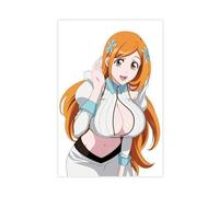 DRTRW Animation BLEACH Inoue Orihime Poster Canvas Posters Unframe-style 12x18inch(30x45cm)