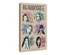 DRTRW Beatrice Kristi Laus Beabadoobee Poster Canvas Posters Frame-style 20x30inch(50x75cm)