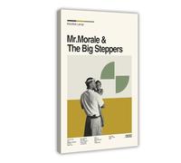 DRTRW Kendrick Lamar Mr. Morale & The Big Steppers Album Poster Canvas Posters Frame-style 12x18inch(30x45cm)