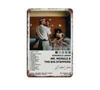 DRTRW Kendrick Lamar Mr. Morale & The Big Steppers Album Poster Tin Sign Vintage Metal Pub Club Cafe Bar Home Wall Art Decoration Posters Retro 8x12inch(20x30cm)